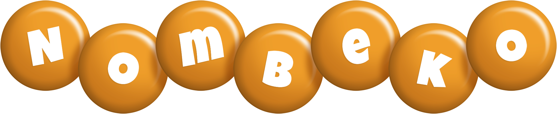 Nombeko candy-orange logo