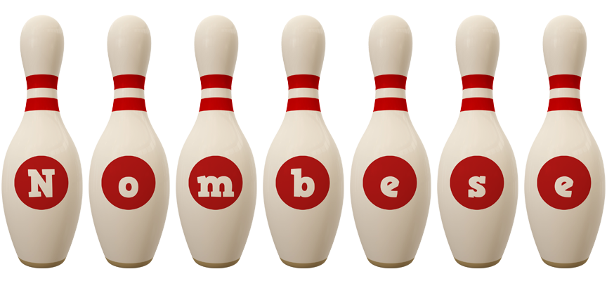 Nombese bowling-pin logo