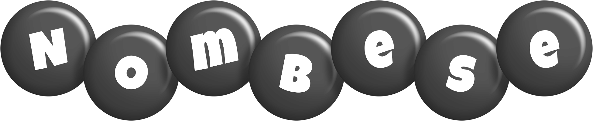 Nombese candy-black logo