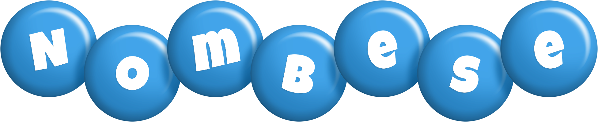 Nombese candy-blue logo