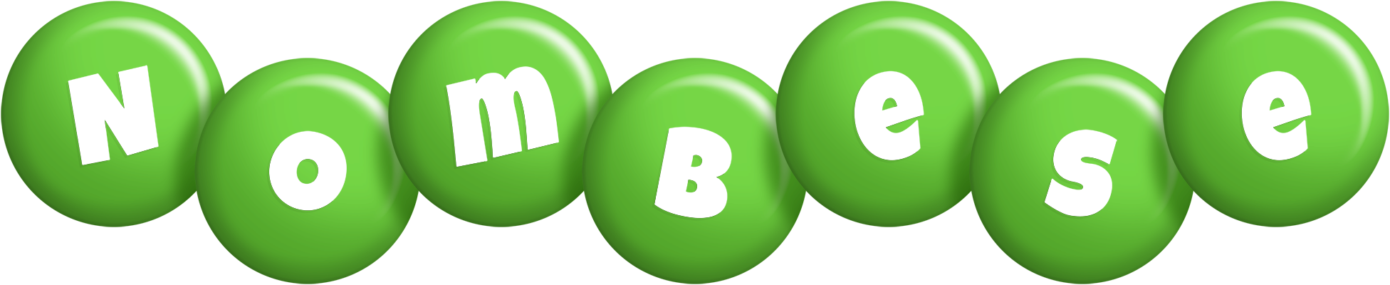 Nombese candy-green logo