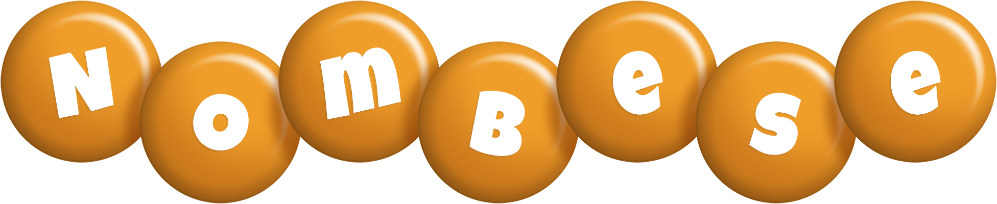 Nombese candy-orange logo