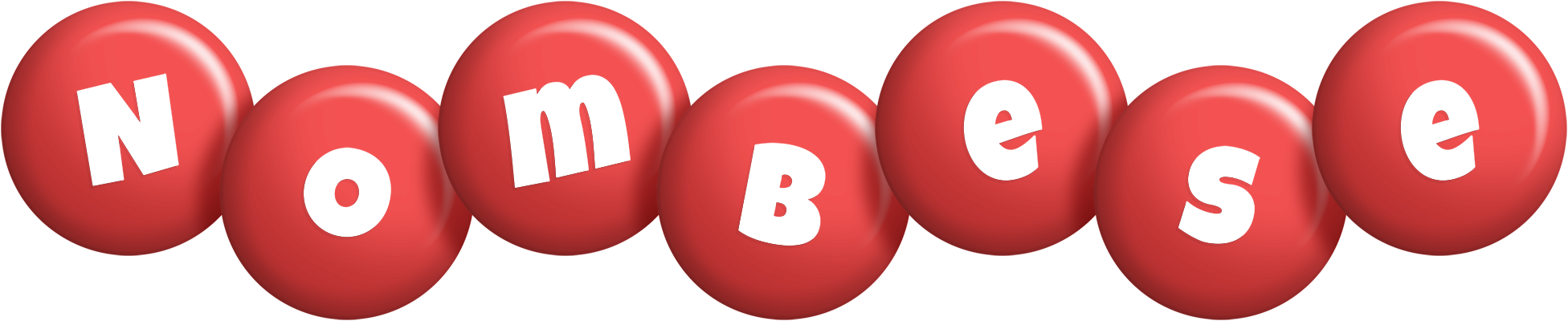 Nombese candy-red logo
