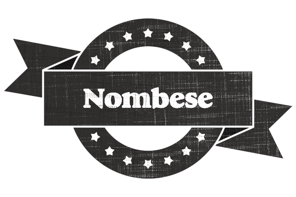 Nombese grunge logo