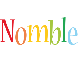 Nomble birthday logo