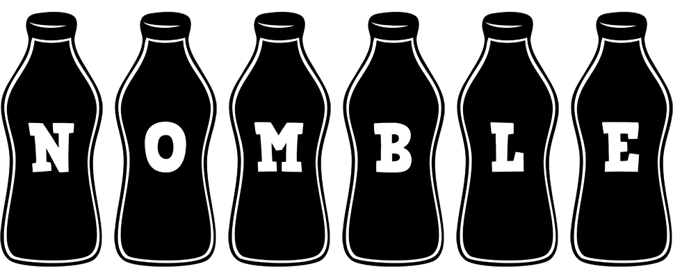 Nomble bottle logo