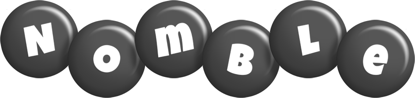 Nomble candy-black logo