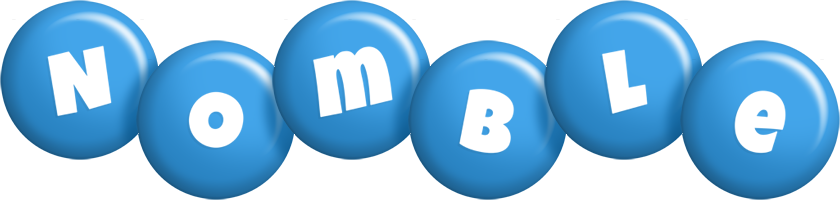 Nomble candy-blue logo