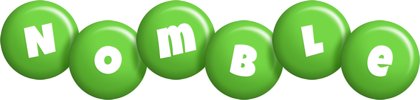 Nomble candy-green logo