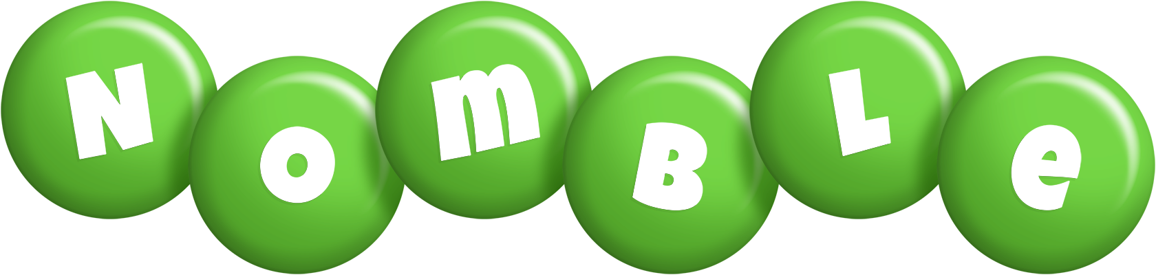 Nomble candy-green logo