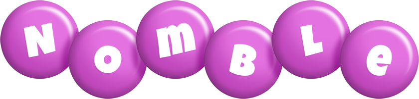 Nomble candy-purple logo