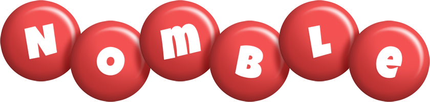 Nomble candy-red logo