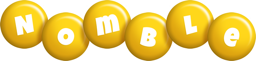 Nomble candy-yellow logo