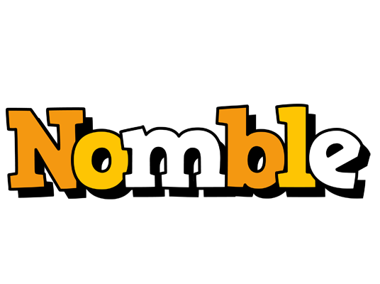 Nomble cartoon logo