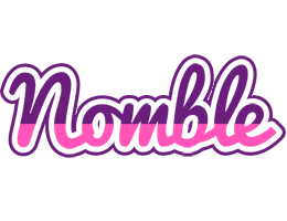 Nomble cheerful logo