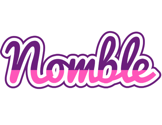 Nomble cheerful logo