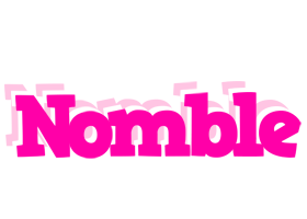 Nomble dancing logo
