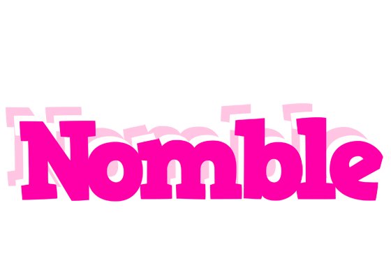 Nomble dancing logo