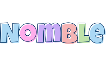 Nomble pastel logo