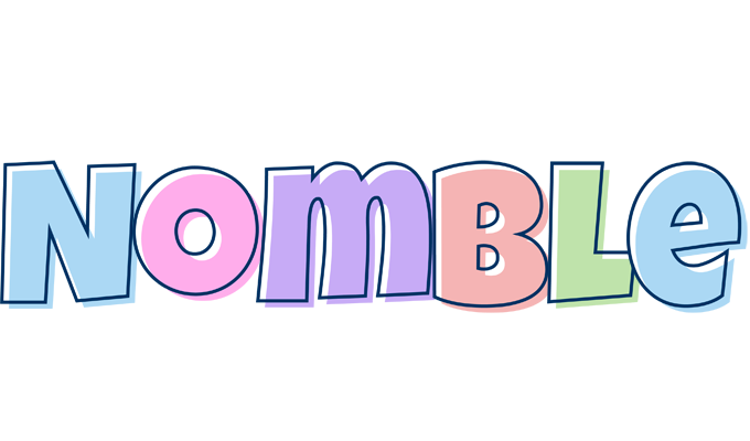 Nomble pastel logo