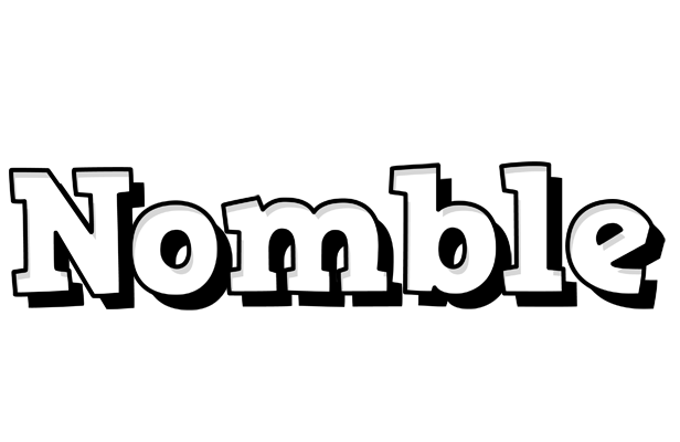 Nomble snowing logo