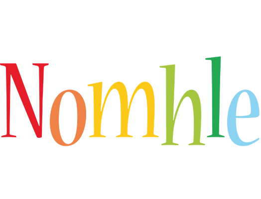 Nomhle birthday logo