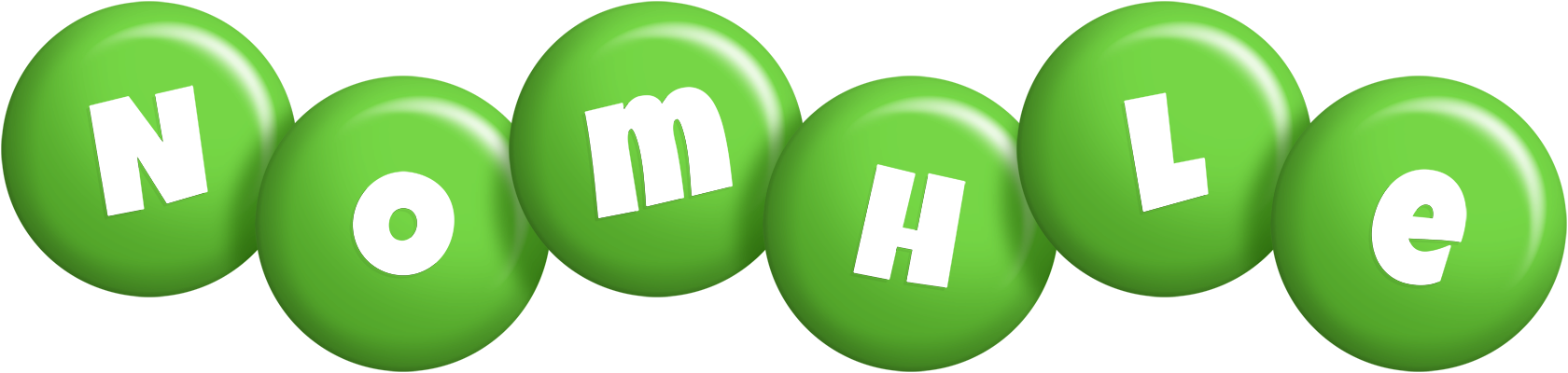 Nomhle candy-green logo