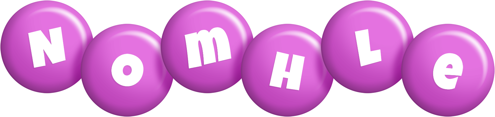 Nomhle candy-purple logo