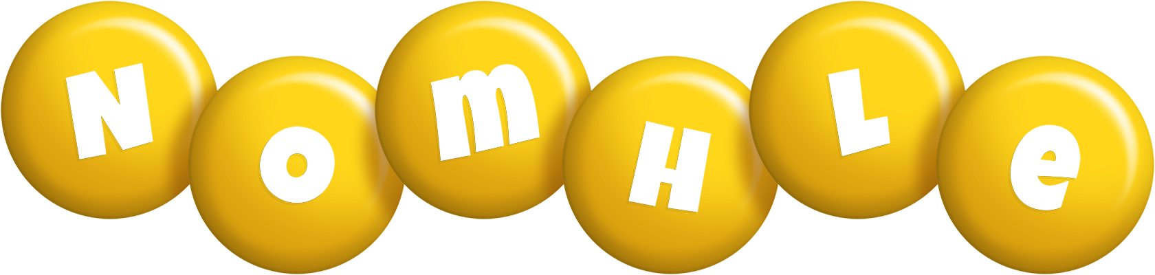 Nomhle candy-yellow logo