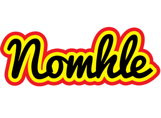 Nomhle flaming logo