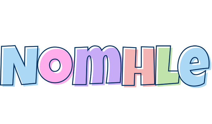 Nomhle pastel logo