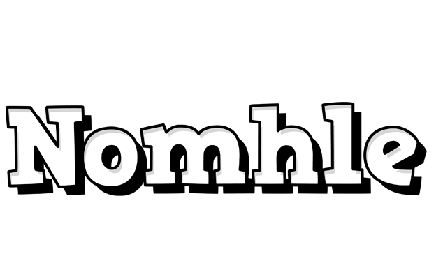Nomhle snowing logo