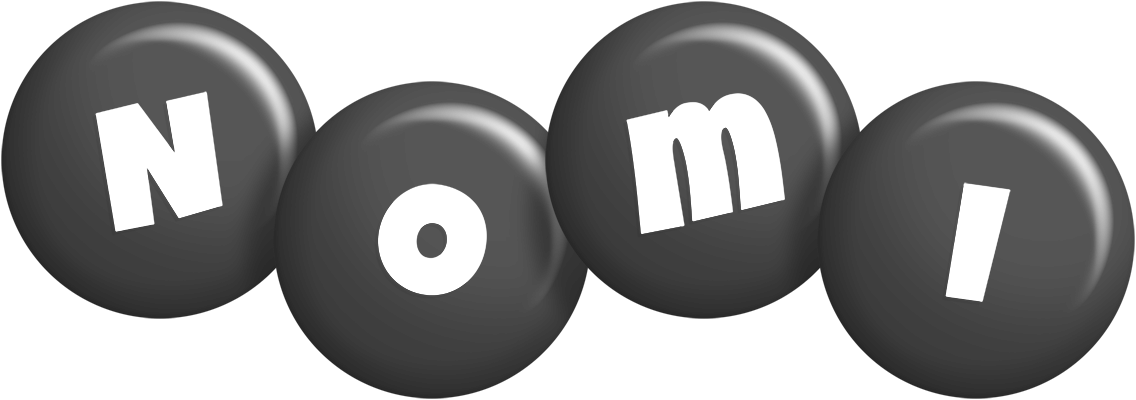 Nomi candy-black logo