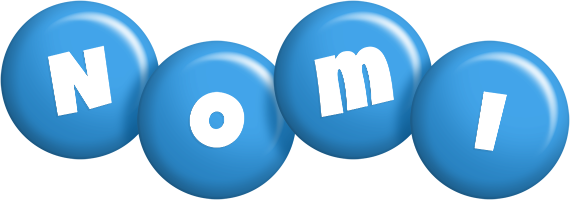 Nomi candy-blue logo