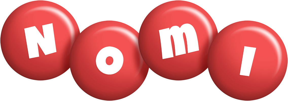 Nomi candy-red logo
