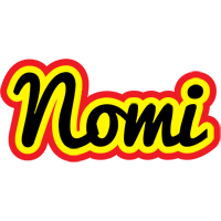 Nomi flaming logo