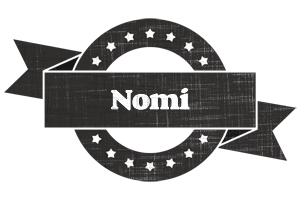 Nomi grunge logo