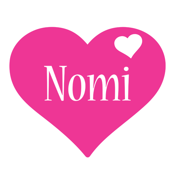 Nomi love-heart logo