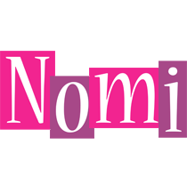 Nomi whine logo