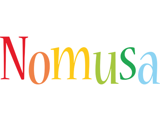 Nomusa birthday logo