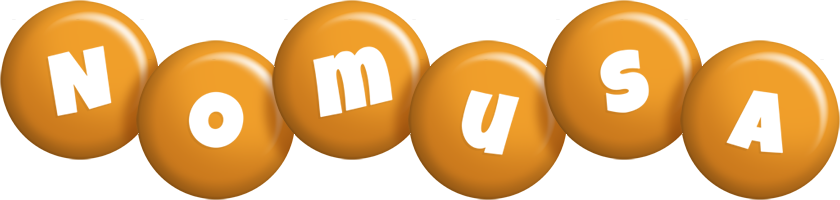 Nomusa candy-orange logo