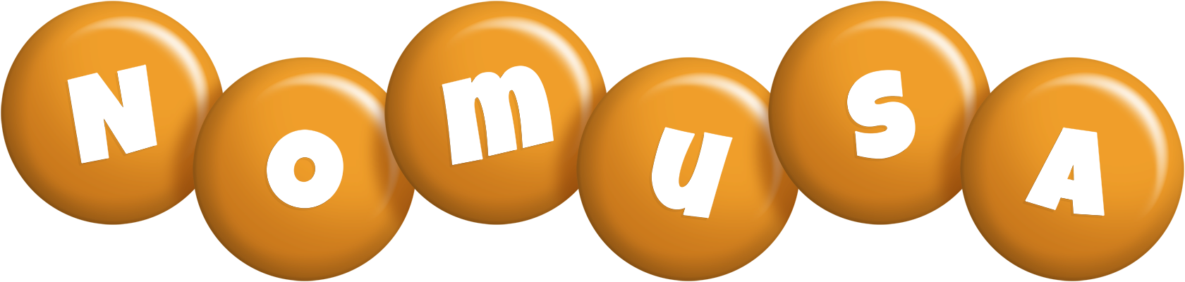 Nomusa candy-orange logo