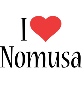 Nomusa i-love logo