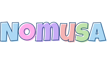 Nomusa pastel logo