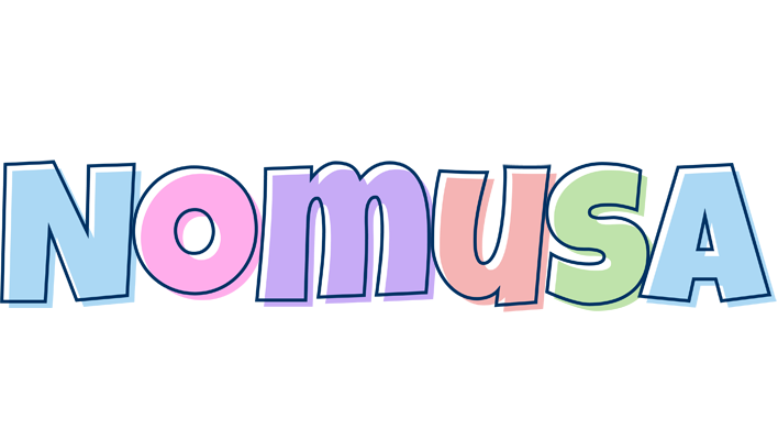 Nomusa pastel logo