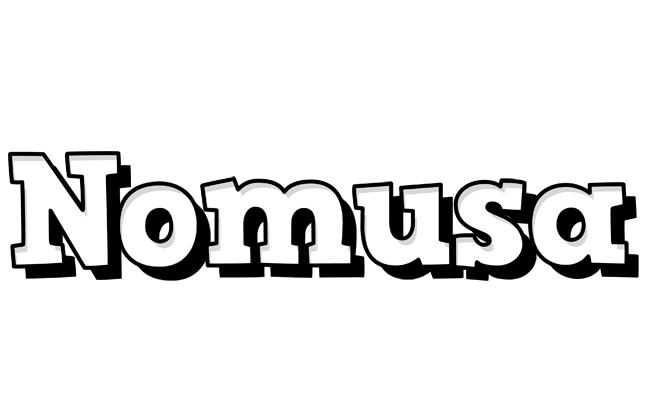 Nomusa snowing logo