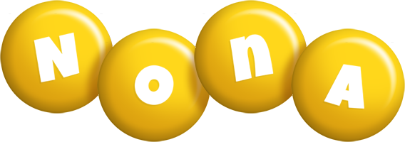 Nona candy-yellow logo