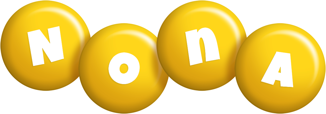 Nona candy-yellow logo