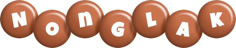 Nonglak candy-brown logo