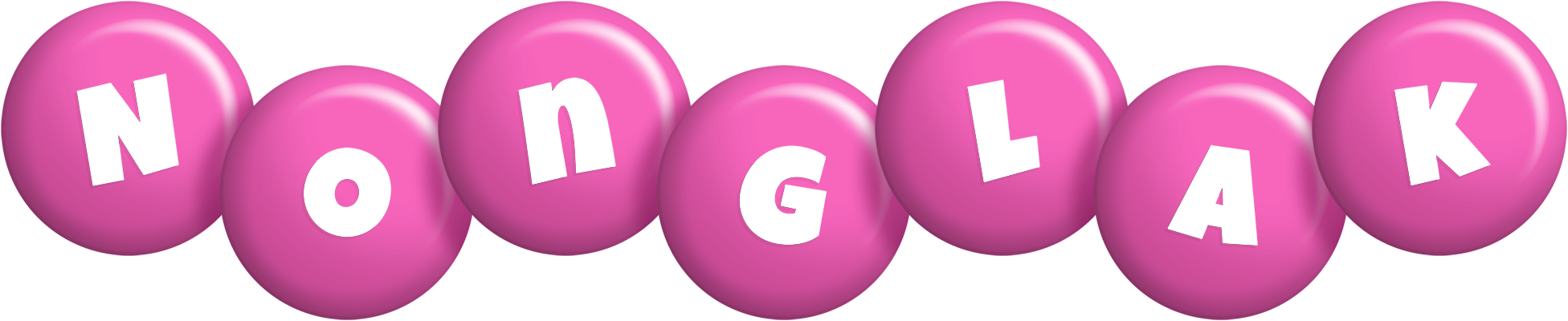 Nonglak candy-pink logo